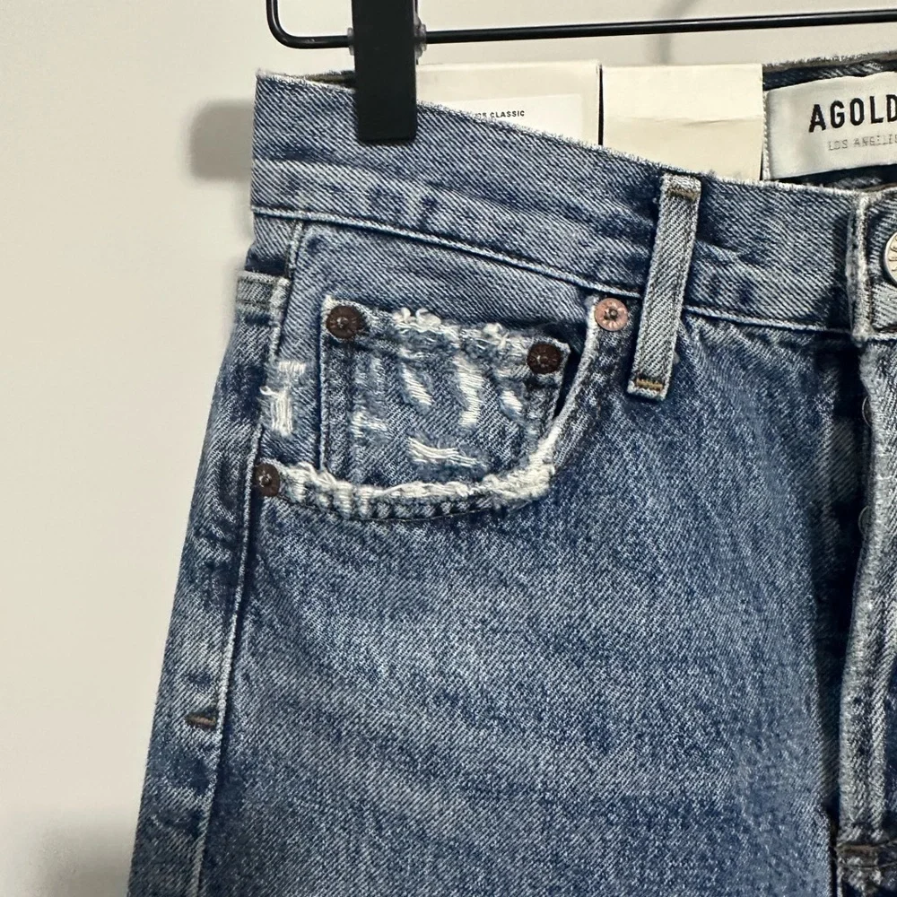 Agolde Jamie High Rise Classic Jeans in Livestream Tapered